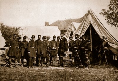 President Lincoln Visiting the Camp at Antietam, 4th October 1892 by Mathew B. Brady